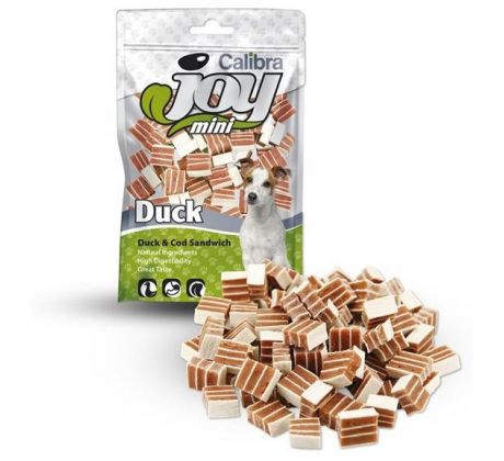 Pamlsok CALIBRA Joy DOG Mini Duck&Cod Sandwich 70 g