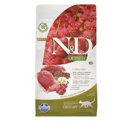 Farmina N&D cat GF QUINOA Urinary Duck 1,5 kg