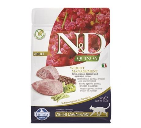 Farmina N&D cat GF QUINOA Weight Managment Lamb 0,3 kg