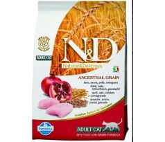 Farmina N&D cat LG adult chicken, spelt, oats&pomegranate 0,3 kg