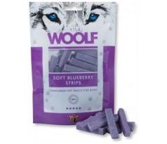 Pamlsok Woolf Dog Blueberry & Chicken Soft Strips 100 g