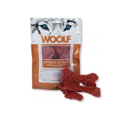 Pamlsok Woolf Dog Duck Bone Big & Carrot 100 g