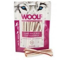 Pamlsok Woolf Dog Duck & Codfish Soft Sandwich LONG 100 g