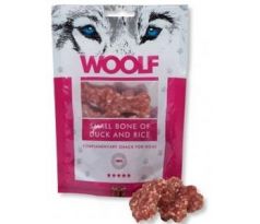 Pamlsok Woolf Dog Duck Bone Small & Rice 100 g