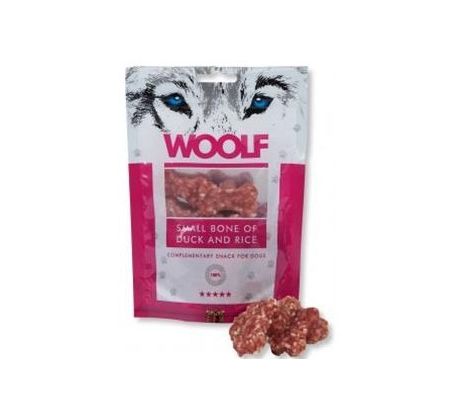 Pamlsok Woolf Dog Duck Bone Small & Rice 100 g