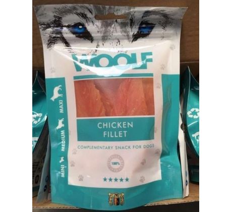 Pamlsok Woolf Dog Chicken Fillet 100 g