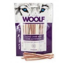 Pamlsok Woolf Dog Lamb & Codfish Soft Sandwich LONG 100 g