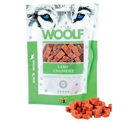 Pamlsok Woolf Dog Lamb Chunkies 100 g