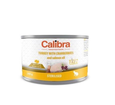 Calibra KONZERVA cat Sterilised morka+losos.olej 200 g