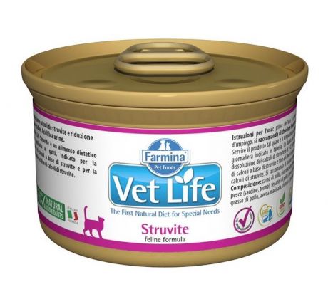 Farmina Vet Life cat Struvite konzerva 85 g