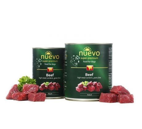 NUEVO dog Adult Beef 800 g konzerva