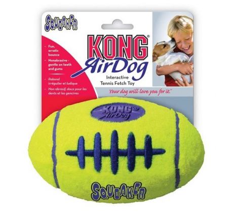 Hračka Kong Air Dog Lopta rugby tenis M