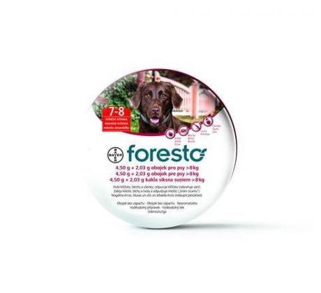 Foresto 4,50 g + 2,03 g obojok pre psy nad 8 kg