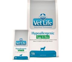 Farmina Vet Life dog Hypoallergenic egg & rice 12 kg