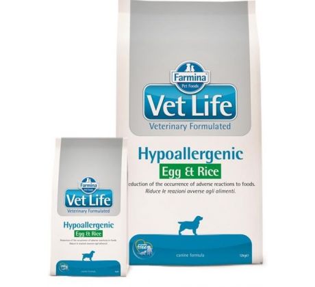 Farmina Vet Life dog Hypoallergenic egg & rice 2 kg