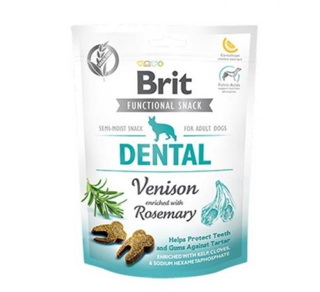 Pamlsok Brit Care Dog Functional Snack Dental Venison 150 g