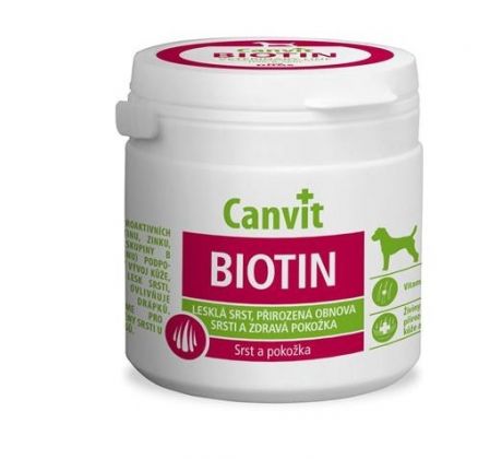 Canvit Biotin pre psy 100 tbl. 100 g