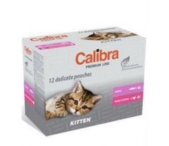 Calibra KAPSIČKA Premium cat Kitten Multipack 12 x 100 g