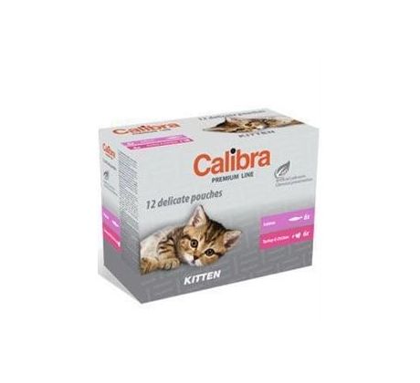 Calibra KAPSIČKA Premium cat Kitten Multipack 12 x 100 g