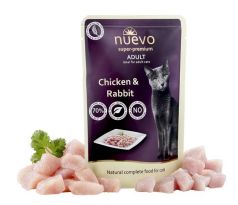 NUEVO cat Adult Chicken & Rabbit 85 g kapsičky