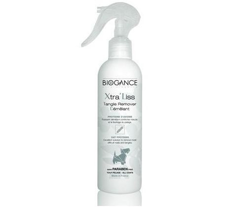 Rozčesávač BIOGANCE Xtra'liss Tangle Remover 250 ml (na splstnatenú srsť)