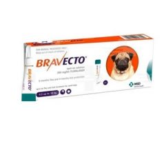 Bravecto Dog S 250 mg spot-on roztok pre malé psy ( od 4,5 do 10 kg ) 1 x 0,89 ml