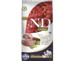 Farmina N&D dog QUINOA (GF) adult medium & maxi, weight managment, lamb & broccoli 7 kg