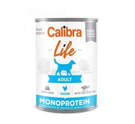 Calibra KONZERVA dog Adult Life Chicken & Rice 6 x 400g