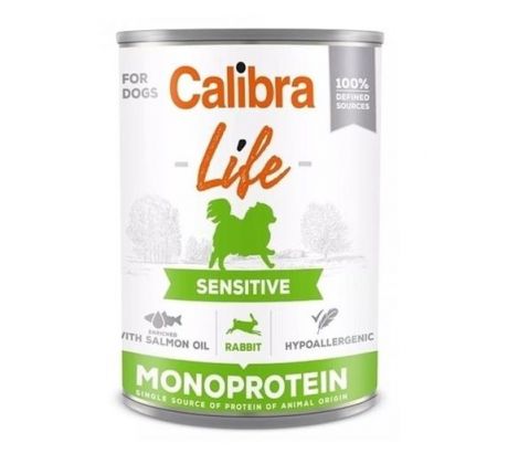 Calibra KONZERVA dog Adult Life sensitive Rabbit 6 x 400g