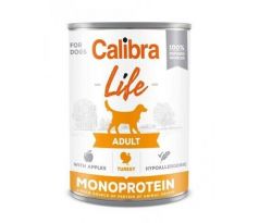 Calibra KONZERVA dog Adult Life Turkey & Apple 6 x 400g