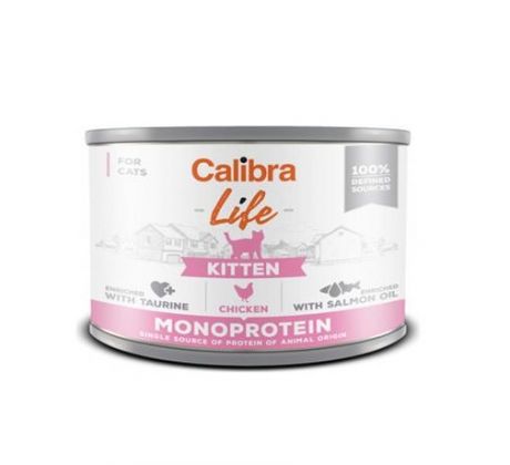 Calibra KONZERVA cat Life Kitten chicken 6 x 200 g