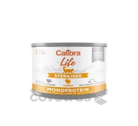 Calibra KONZERVA cat Life Sterilised turkey 6 x 200 g