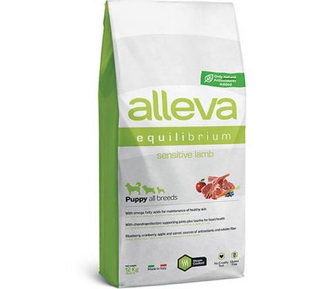 Alleva SP EQUILIBRIUM dog puppy sensitive all breeds lamb 12 kg