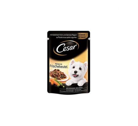 Mars CESAR kapsička dog chutné kuracie s mrkvou 24 x 100 g