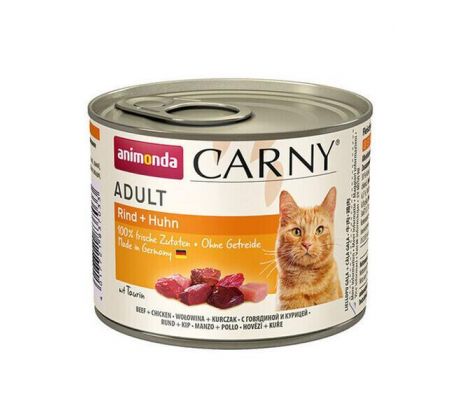 Animonda CARNY® cat Adult hovädzie a kura 200 g konzerva