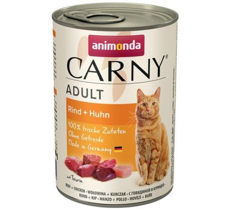 Animonda CARNY® cat Adult hovädzie a kura 400 g konzerva